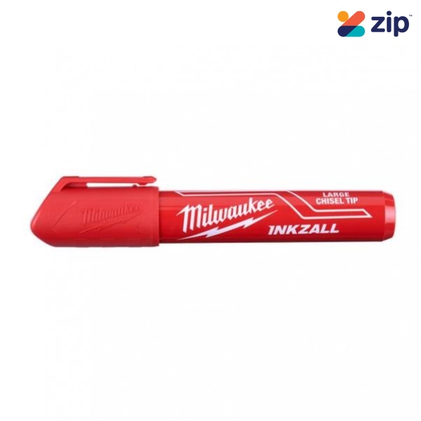 Milwaukee 48223256 - InkzalL Red Large Chisel Tip Marker