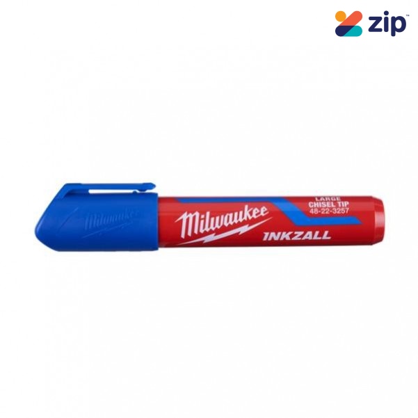 Milwaukee 48223257 - InkzalL Blue Large Chisel Tip Marker