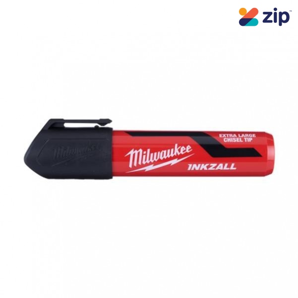 Milwaukee 48223260 - InkzalL Black Extra Large Chisel Tip HS Marker 