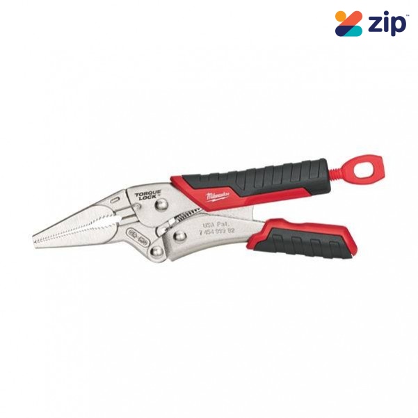 Milwaukee 48223406 - 152mm 6'' Torque Lock Long Nose Locking Pliers With Durable Grip Plier