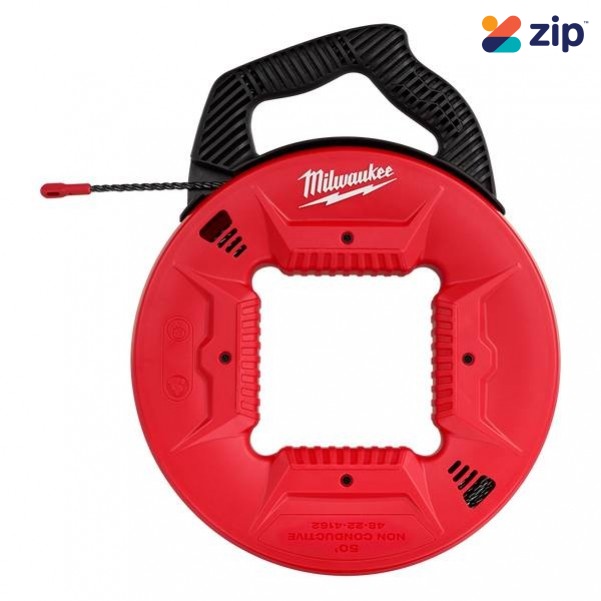 Milwaukee 48224162 - 50FT (15m) Polyester Fish Tape Plastic Tip Tape Measurers
