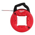 Milwaukee 48224195 - 100FT (30m) Polyester Fish Tape Metal Leader Tape Measurers