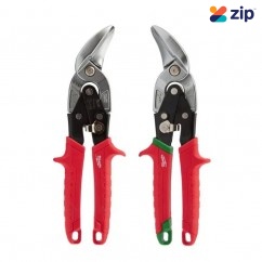 Milwaukee 48224523 - 2pce Offset Aviation Tin Snips Set