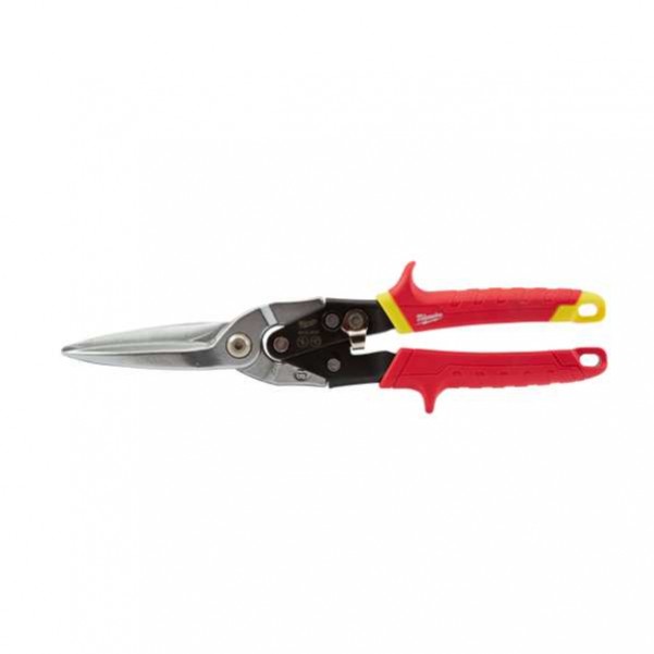 Milwaukee 48224537 - Long Cut Straight Aviation Snips 