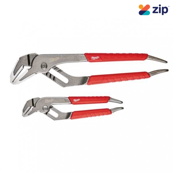 Milwaukee 48226330 - 150mm (6") & 250mm (10") Straight-Jaw Multi-Grip Pliers Set 