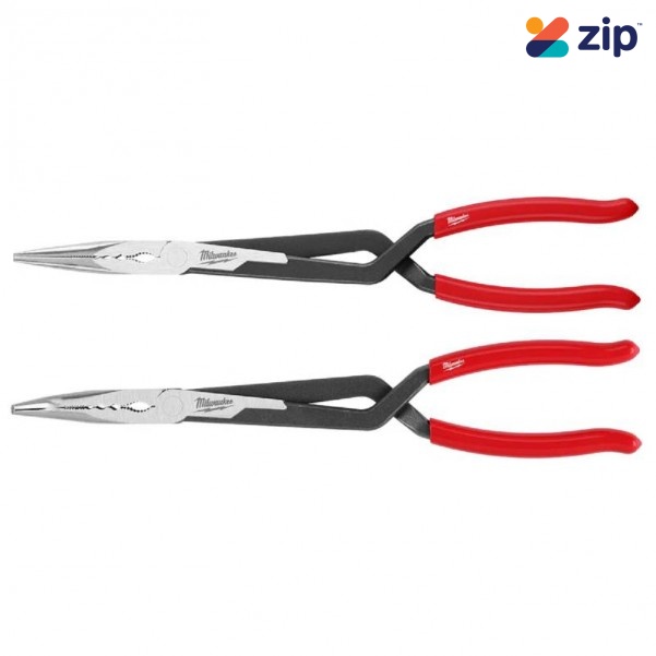 Milwaukee 48226542 - 2pce Long Reach Hose Grip Pliers Set Plier