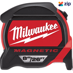 Milwaukee 48227626 - 8 m/26 ft Magnetic Tape Measure