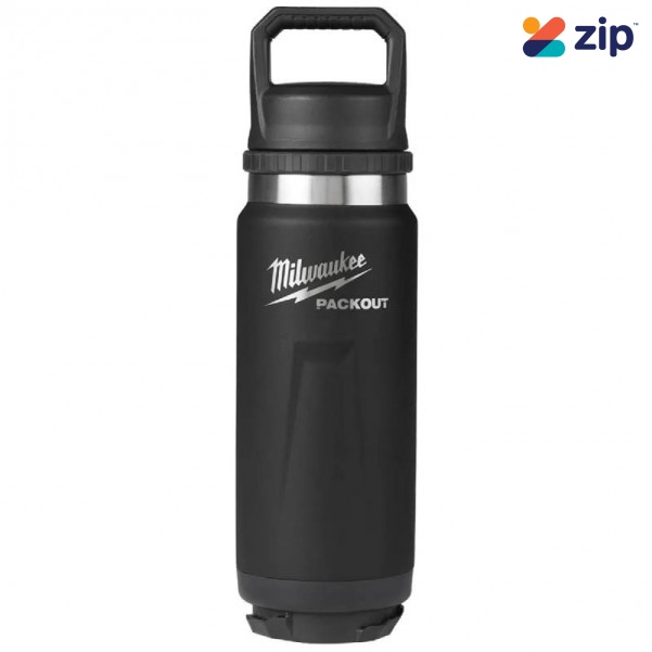 Milwaukee 48228382B - 474ml PACKOUT Black Modular Bottle With Chug Lid 