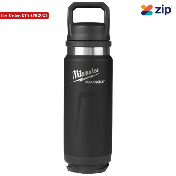 Milwaukee 48228396B - 710ml PACKOUT Black Modular Bottle With Chug Lid