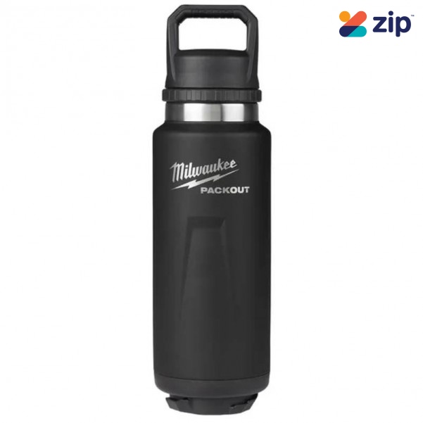 Milwaukee 48228397B - 1064ml PACKOUT Black Modular Bottle With Chug Lid 