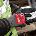 Milwaukee 48228980 - Impact Cut Level 5 (E) Nitrile Dipped Gloves S Gloves