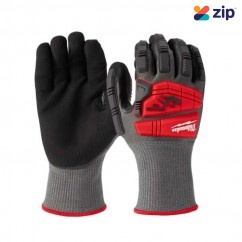 Milwaukee 48228980 - Impact Cut Level 5 (E) Nitrile Dipped Gloves S