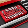 Milwaukee 48229004 - 50 Piece 1/4" Ratchet & Socket Set - SAE (Imperial & Metric) 