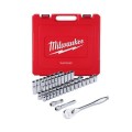 Milwaukee 48229010 - 47 Piece METRIC and SAE Socket Wrench Set