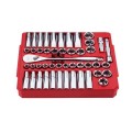 Milwaukee 48229010 - 47 Piece METRIC and SAE Socket Wrench Set