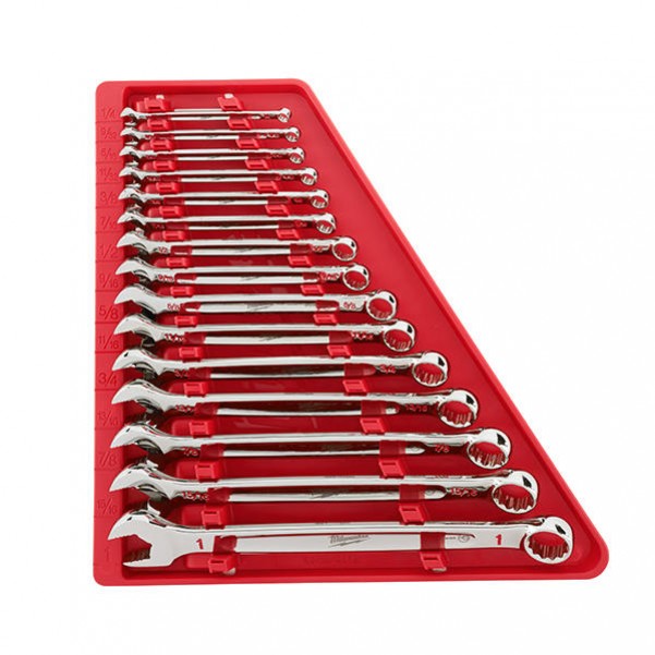 Milwaukee 48229415 - 15pce MAX BITE SAE Combination Wrench Set