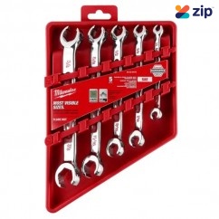 Milwaukee 48229470 - 5 Piece SAE Double End Flare Nut Wrench Set