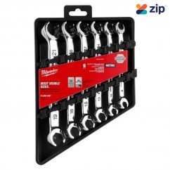 Milwaukee 48229471 - 6 Piece Metric Double End Flare Nut Wrench Set