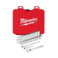 Milwaukee 48229504 - 28 Piece 1/4" Ratchet & Socket Set - Metric