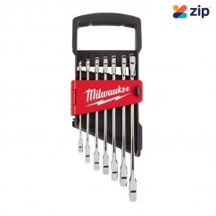Milwaukee  48229506 - 7 Piece Metric Ratcheting Combination Wrench Set Ratchets