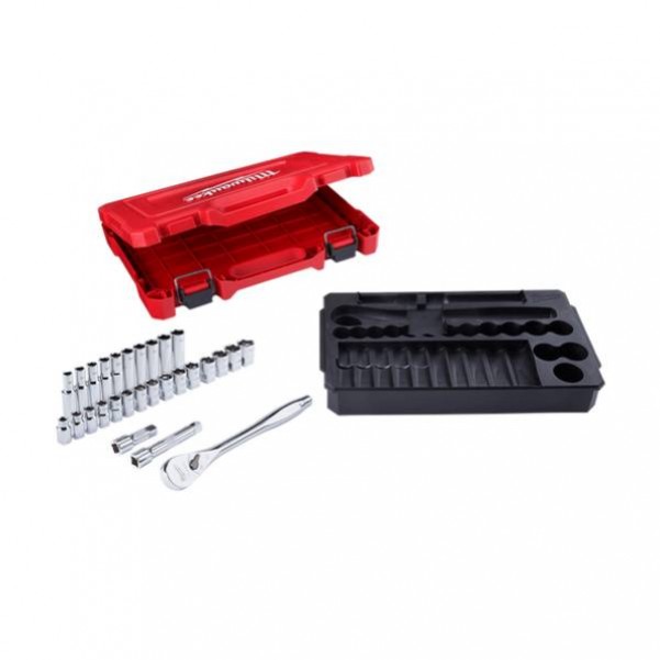 Milwaukee 48229510 - 28 Piece METRIC Socket Wrench Set Wrenches