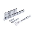 Milwaukee 48229510 - 28 Piece METRIC Socket Wrench Set Wrenches