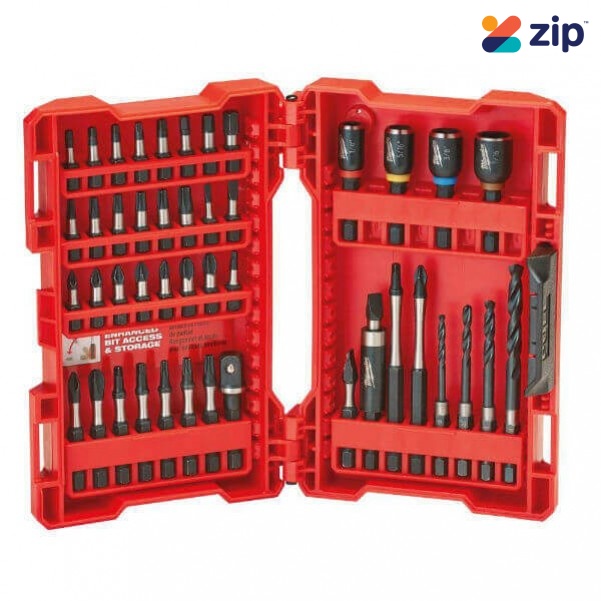 Milwaukee 48324003 - 45 PCE Shockware Impact Driver Bit Set