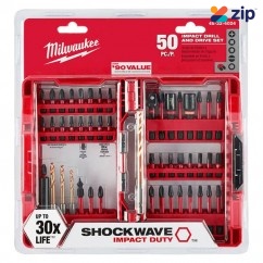 Milwaukee 48324024 - 50PCE SHOCKWAVE Impact Duty Driver Bit Set