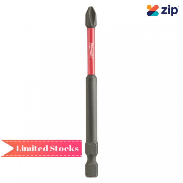 Milwaukee 48324791A - #2 89mm (3-1/2”) SHOCKWAVE Power Bit Phillips 25 PC Milwaukee Accessories