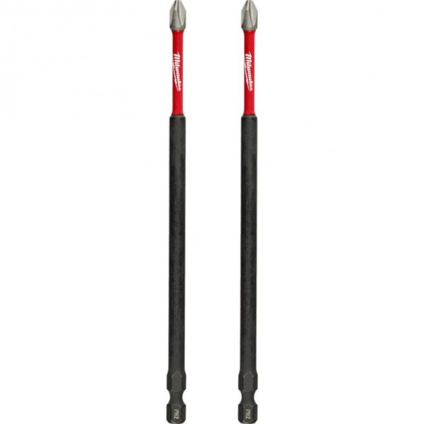 Milwaukee 48324902 - Phillips #2 x 150mm (6") SHOCKWAVE Power Bit Milwaukee Accessories