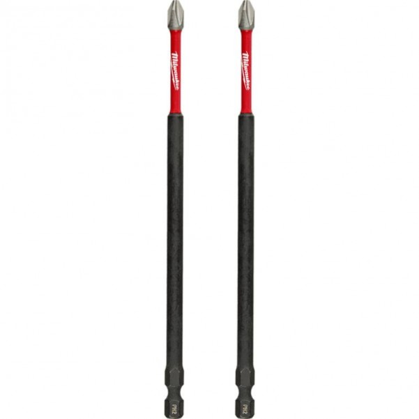 Milwaukee 48324902 - Phillips #2 x 150mm (6") SHOCKWAVE Power Bit