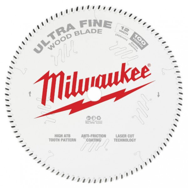 Milwaukee 48408028 - 254mm (10") Fine Finish 60T Circular Saw Blade Milwaukee Accessories