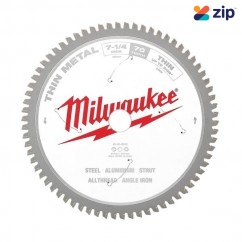 Milwaukee 48408240- 184mm (7-1/4")  70T Thin Metal Circular Saw Blade