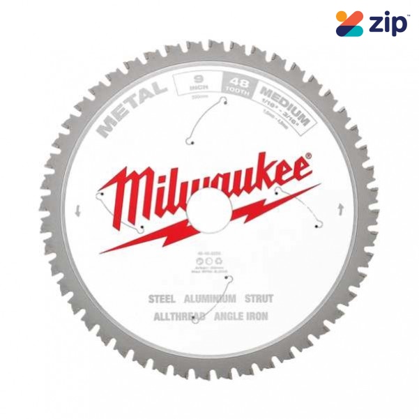 Milwaukee 48408255 - 230MM (9") 48T Medium Metal Circular Saw Blade