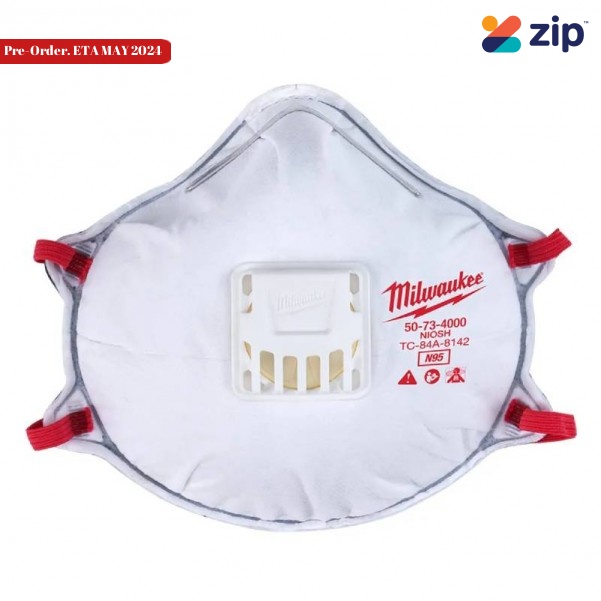 Milwaukee 48734001 - N95 Valved Disposable Respirator with Gasket