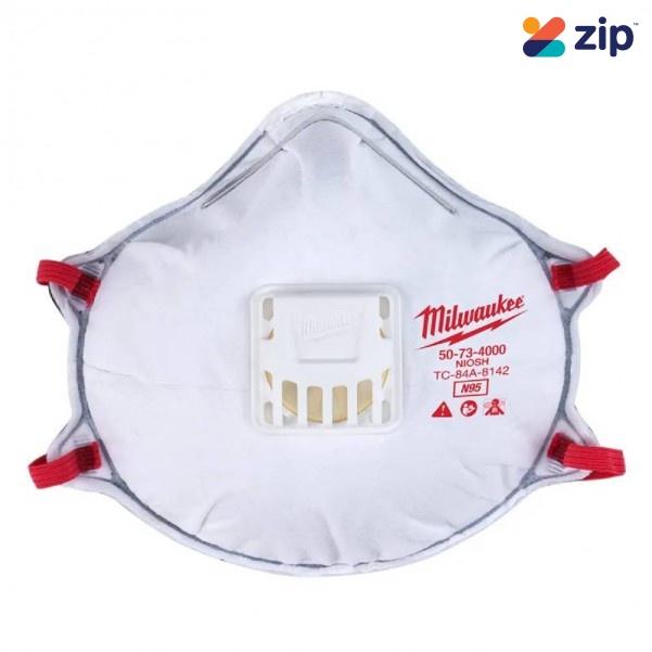 Milwaukee 48734001 - N95 Valved Disposable Respirator with Gasket