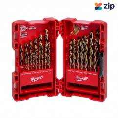 Milwaukee 48892341 - 29 Piece Red Helix Cobalt Imperial Drill Bit Kit