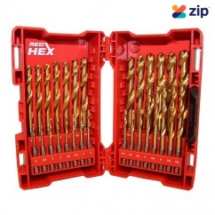 Milwaukee 48894761 - 29 Pce SHOCKWAVE Red Hex Titanium Drill Bit Set