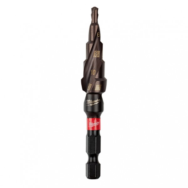 Milwaukee 48899262 - 4-12mm 5 Hole SHOCKWAVE Metric Step Bit Milwaukee Accessories