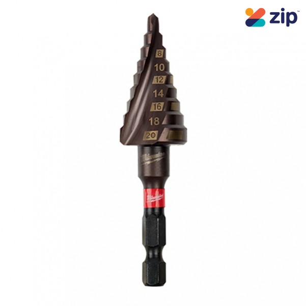 Milwaukee 48899263 - 4-20mm 9 Hole SHOCKWAVE Metric Step Bit Milwaukee Accessories