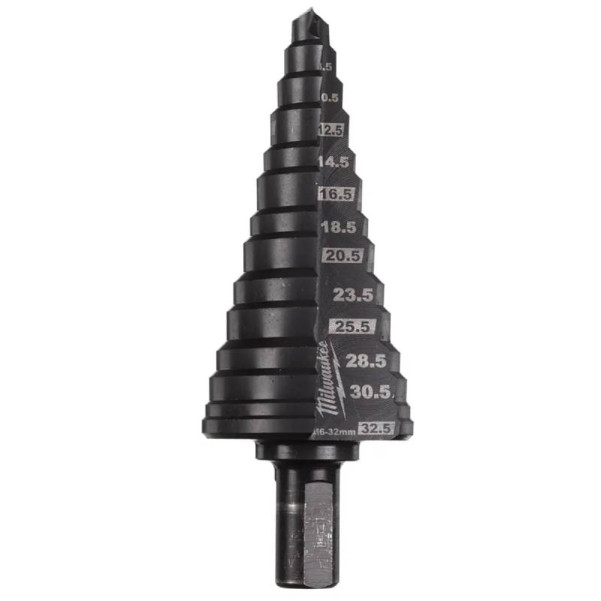 Milwaukee 48899380 - 6mm - 32.5mm M35 Cobalt Step Drill Bit Step Drills Milwaukee 48899380 - 6mm - 32.5mm M35 Cobalt Step Drill Bit Step Drills