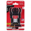 Milwaukee 49109001 - 3pce Open-Lok All Purpose Multi Tool Blade Variety Pack Blades Milwaukee Accessories