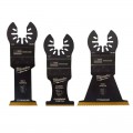 Milwaukee 49109005 - 3pce Open-Lok Multi-Material Multi Tool Blade Variety Pack Milwaukee Accessories