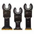 Milwaukee 49109006 - 3pce Open-Lok Metal Cutting Multi Tool Blade Variety Pack Milwaukee Accessories