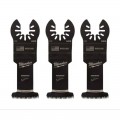 Milwaukee 49251133 - 3-Pack 35mm (1 3/8") OPEN-LOK Japanese Tooth Hardwood Blade Milwaukee Accessories
