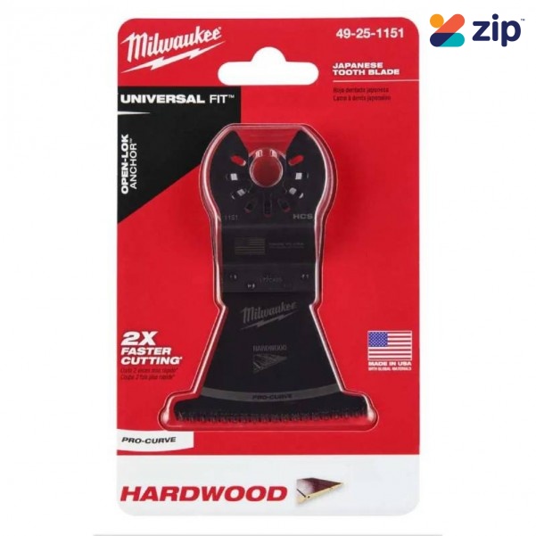 Milwaukee 49251151 - 63.5mm (2 1/2") Open-Lok Japanese Tooth Hardwood Blade Milwaukee Accessories