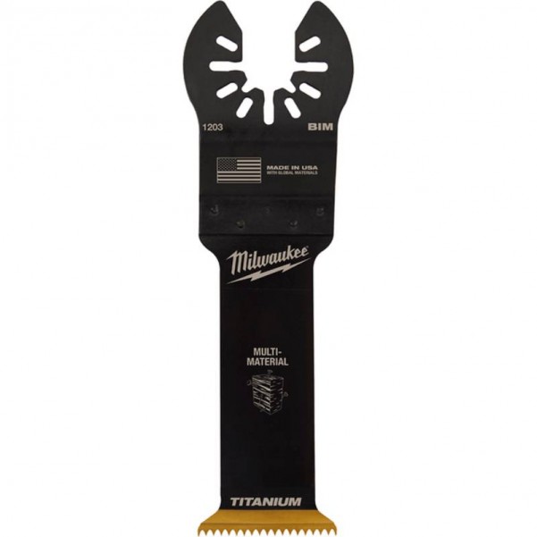 Milwaukee 49251203 - 32mm (1-1/4") OPEN-LOK Titanium Enhanced Bi-Metal Multi-Material Multi Tool Blade