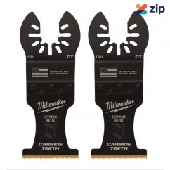 Milwaukee 49251502 - 2-Pack 35mm (1 3/8") OPEN-LOK Extreme Metal Titanium Enhanced Carbide Teeth Blade Milwaukee Accessories
