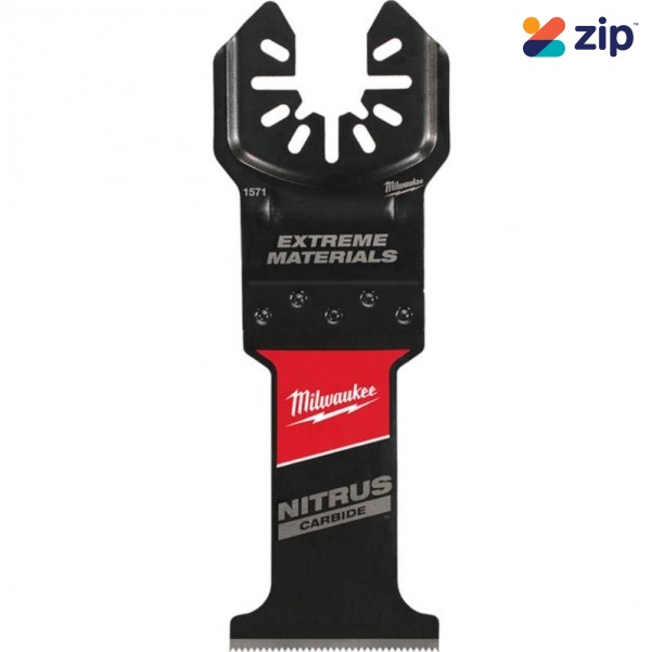 Milwaukee 49251571 - OPEN-LOK 35mm (1-3/8") NITRUS CARBIDE Extreme Metal Multi-Tool Blade Milwaukee Accessories