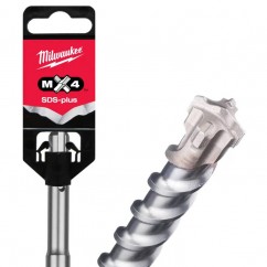 Milwaukee 4932352947 - 12 X 600mm SDS Plus TCT 4-Cutter Hammer Drill Bit